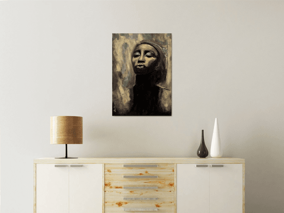 TRIUMPH - African woman wall art / Limited Edition of 50, Giclee prints on paper
