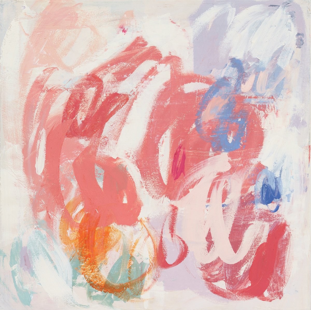 Abstract Acrylic Painting By Susana Sancho Beltran, 28 X 28", Emotional Landscape 21, Original Artwork