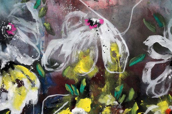 Floral Abstract - Bloom, I am here