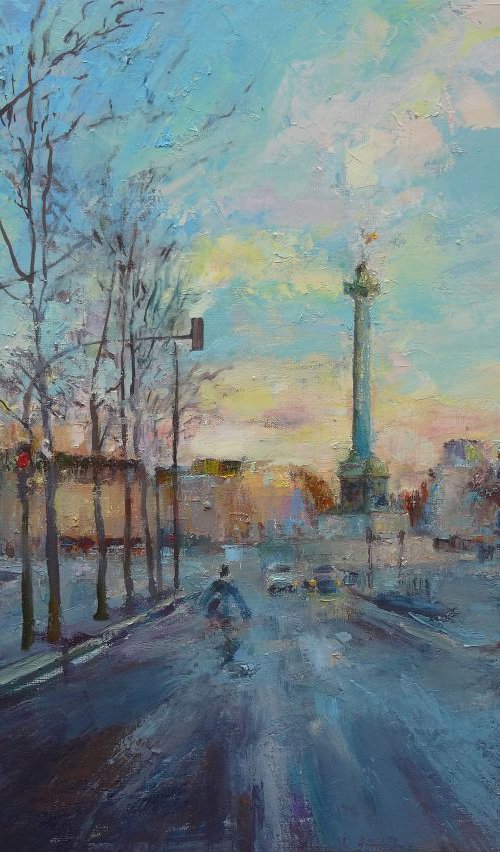 Bastille matin effacé by Manuel Leonardi