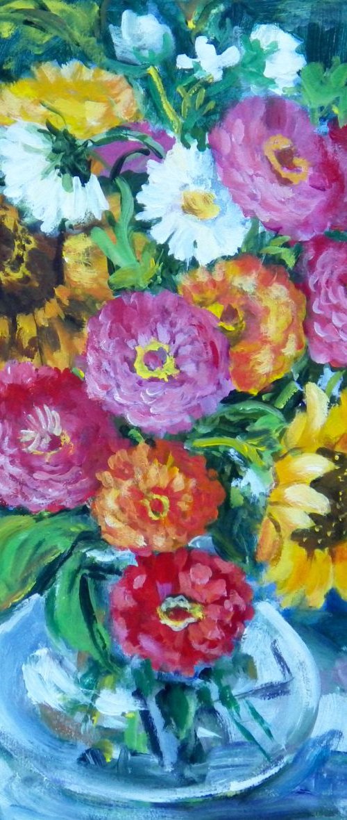 Floral Explosion I by Ingrid Dohm