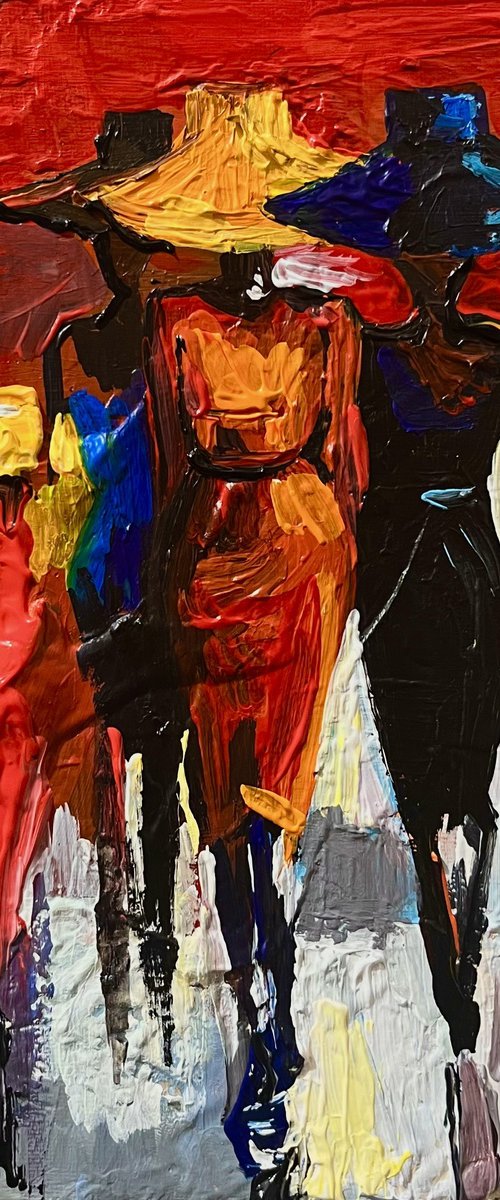 Female Figures in Motion by Vahe Bagumyan