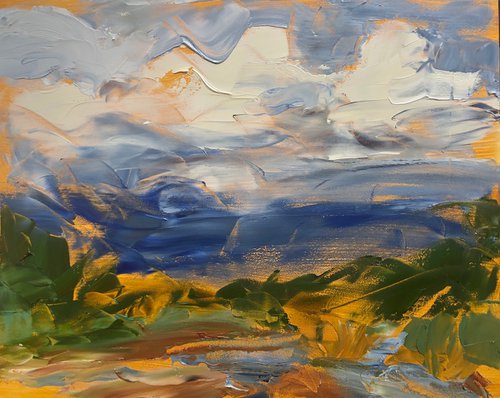 Late Summer, Sangres Mountain Study by Merrimon Kennedy