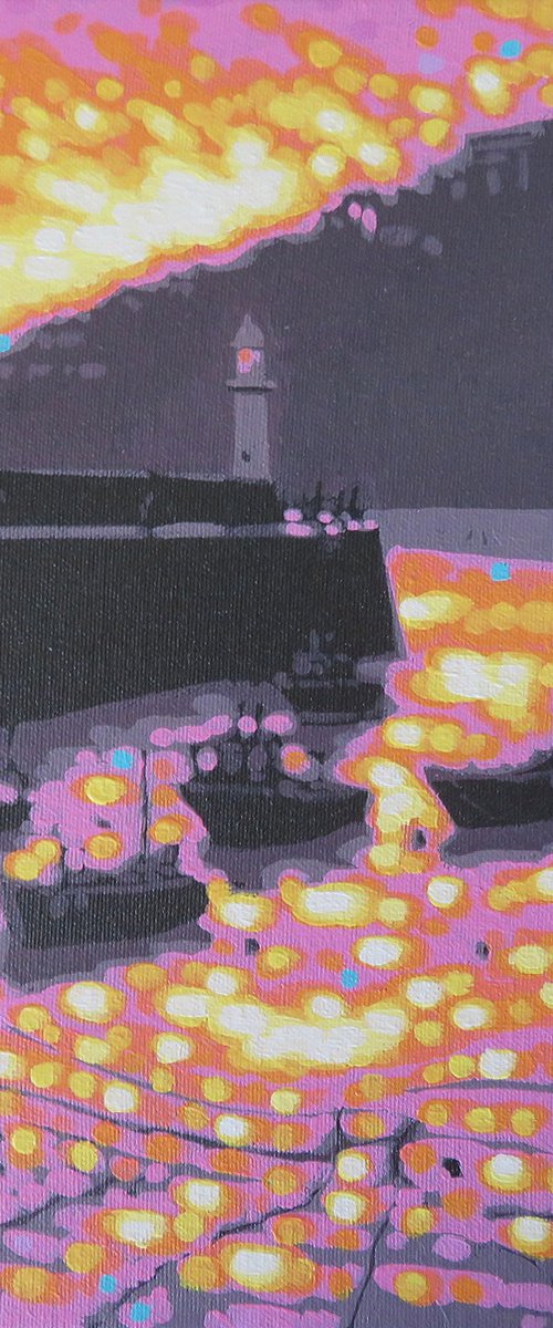 St. Ives Harbour sunrise by Gordon Hunt