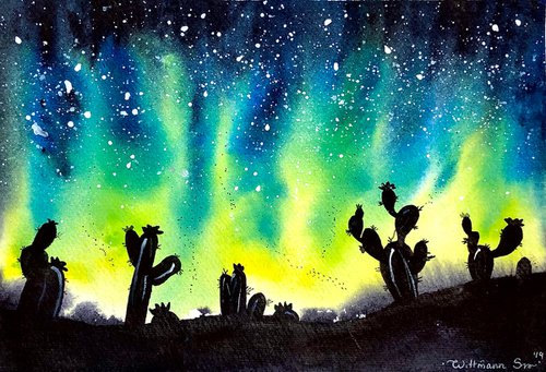 Cacti Night by Svetlana Wittmann