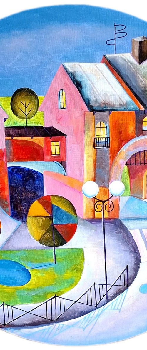 Abstract city by Natalia Johansson