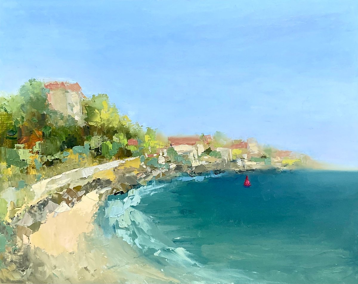 A Quiet Harbor By Vera Klimova, 20 X 16, Artwork For Sale On Artfinder