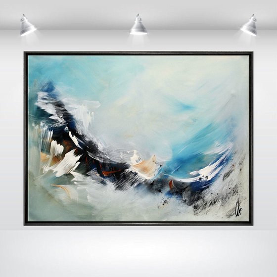 Flying Dreams  - Abstract Art - Acrylic Painting - Canvas Art - Framed Painting - Abstract Painting - Ready to Hang