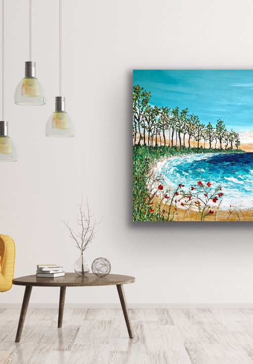 Laguna Blue Beach California by Pooja Verma