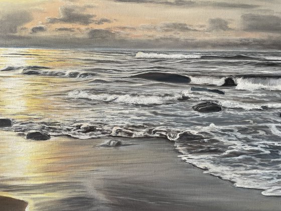 Ocean in the evening