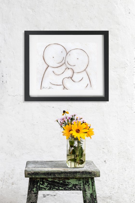 Hugs artwork 46 Family. Unframed