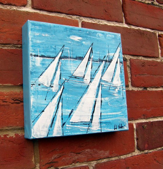 Sailing by in Blue