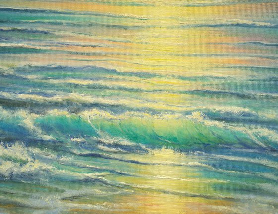 Turquoise wave