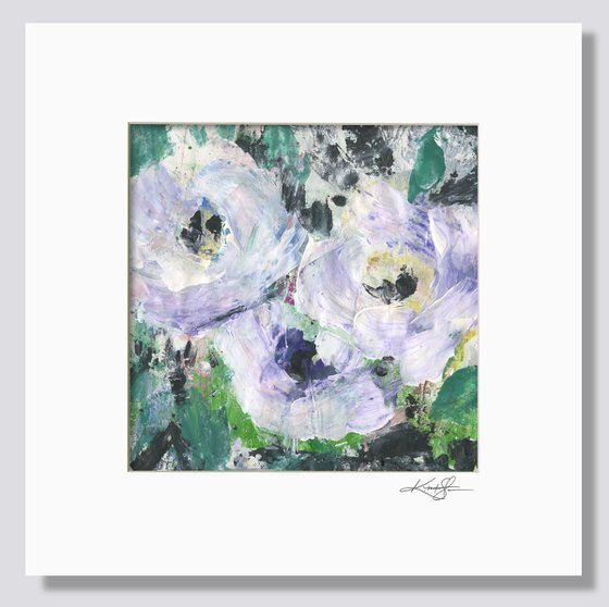 Abstract Floral 2020-87 - Flower Painting by Kathy Morton Stanion