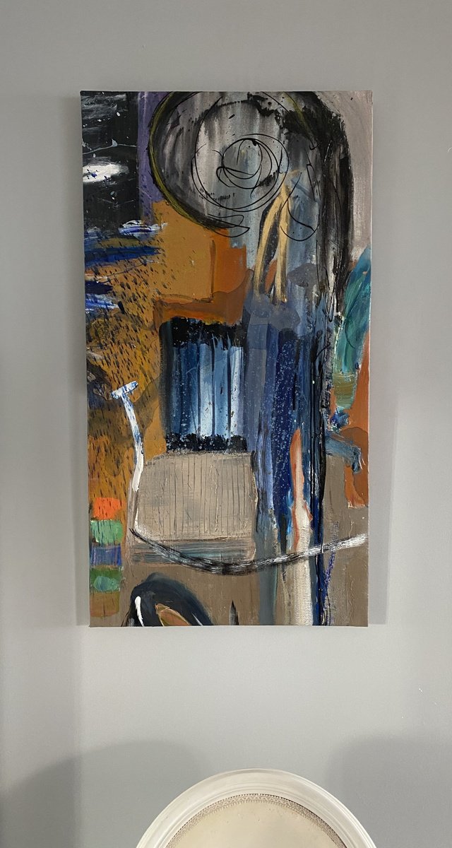 Abstract Acrylic Artwork by Sylvie Dodin
