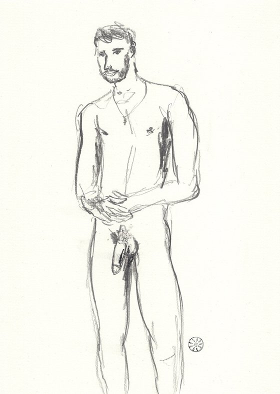 Male Nude Drawing