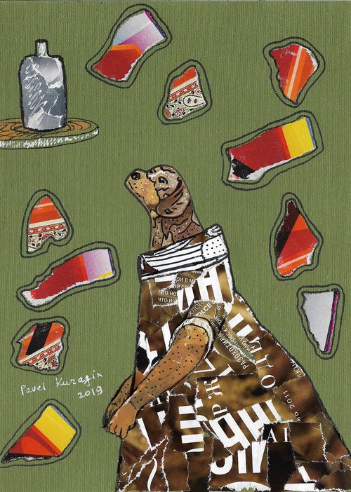 Drinking dog #24 by Pavel Kuragin