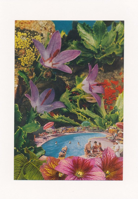 Poolside at The Garden Motel