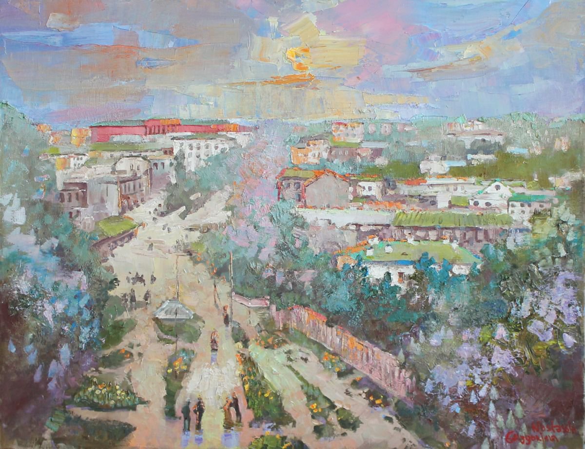 Kiev. Bessarabskaya Square. By Anastasiia Grygorieva, 35 X 28, Artwork For Sale On Artfinder
