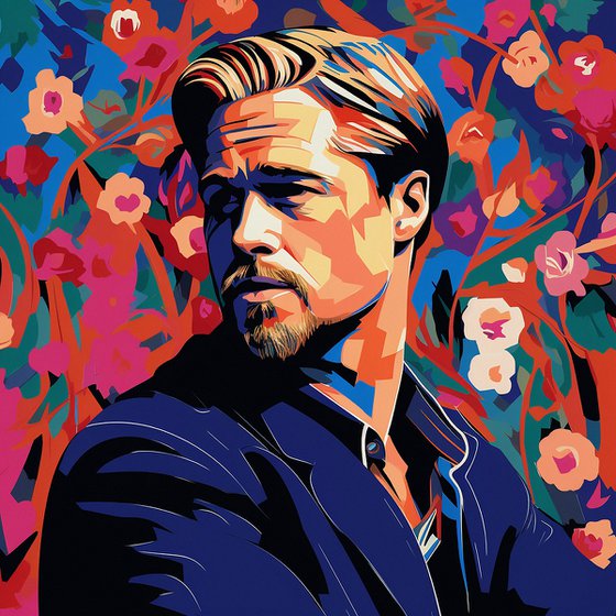 Portrait of Brad Pitt