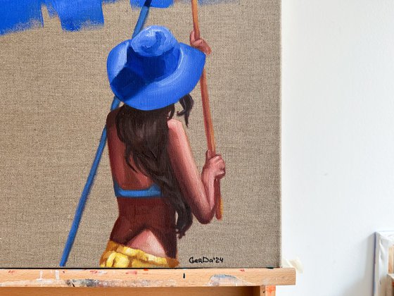 Paint in Blue