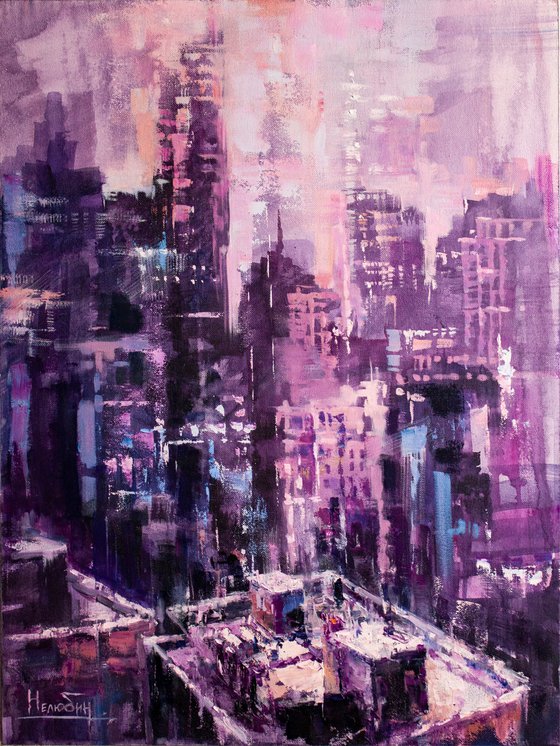 "Evening over the city" Cityscape