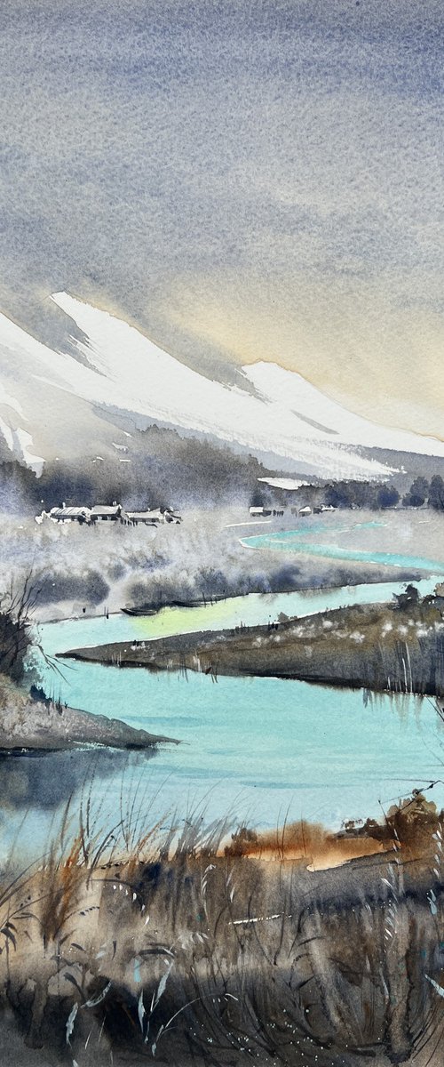 Mountain river #38 by Eugenia Gorbacheva