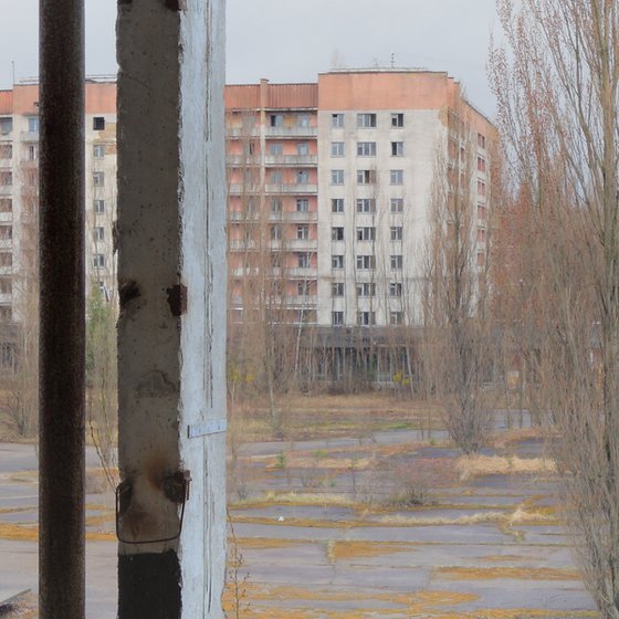 #85. Pripyat Energetic Palace of Culture Upper floor 1 - XL size