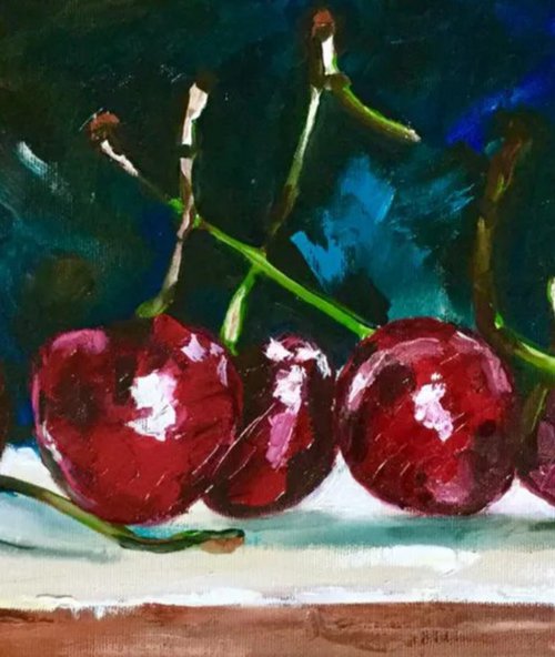 Cherries. #3 by Olga Koval