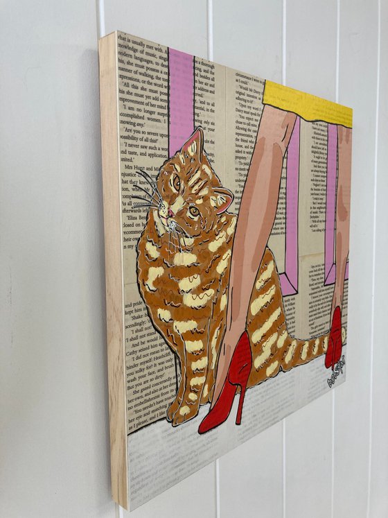 Cat Capers Kitchen 2 30cm x 30cm