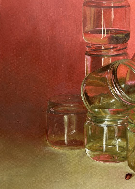 Juicy pomegranate. Still life