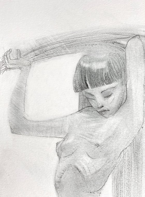 Female figure sketch #4