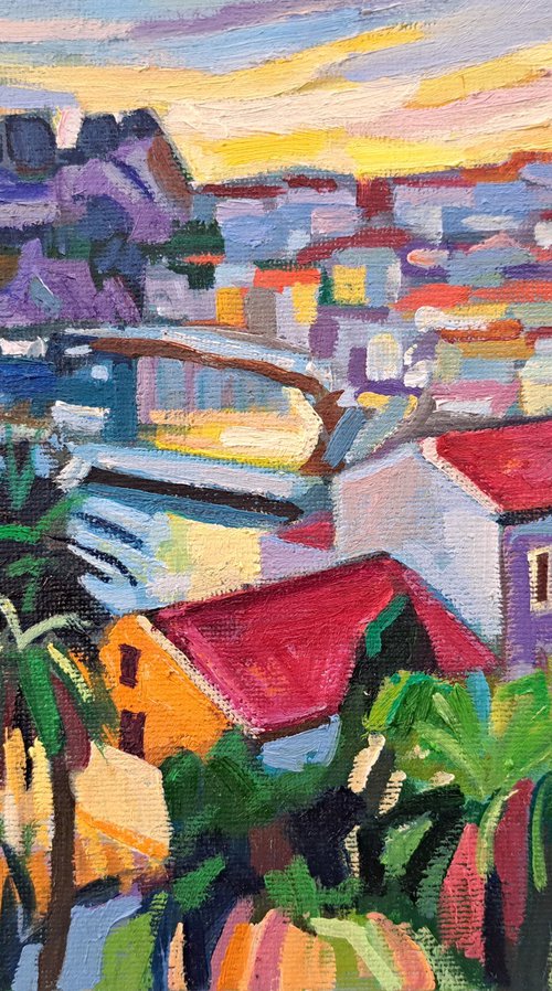 Evening over Parga by Maja Đokić Mihajlović