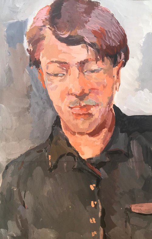 Portrait of a friend by Oleg and Alexander Litvinov