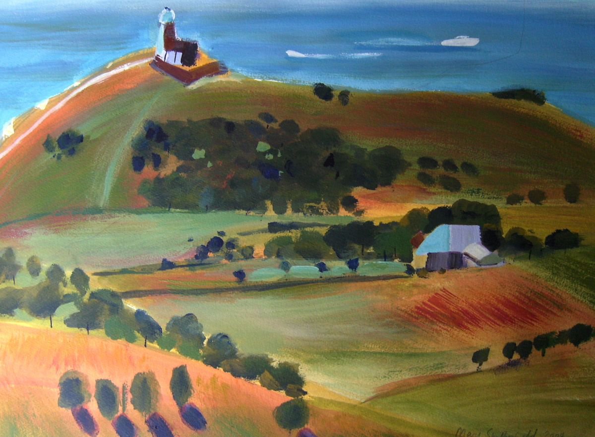 Belle Tout Landscape by Mary Stubberfield
