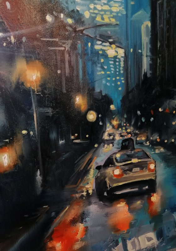 "City lights,after rain" by Artem Grunyka