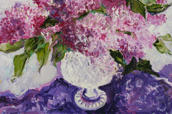 Lilac Laces FRAMED