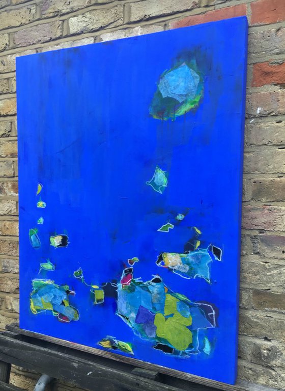 Into the Deep - Large, contemporary painting