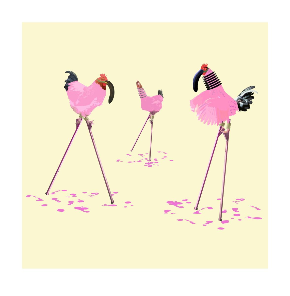 The Chickens Who Wanted to be Flamingos by Carl Moore