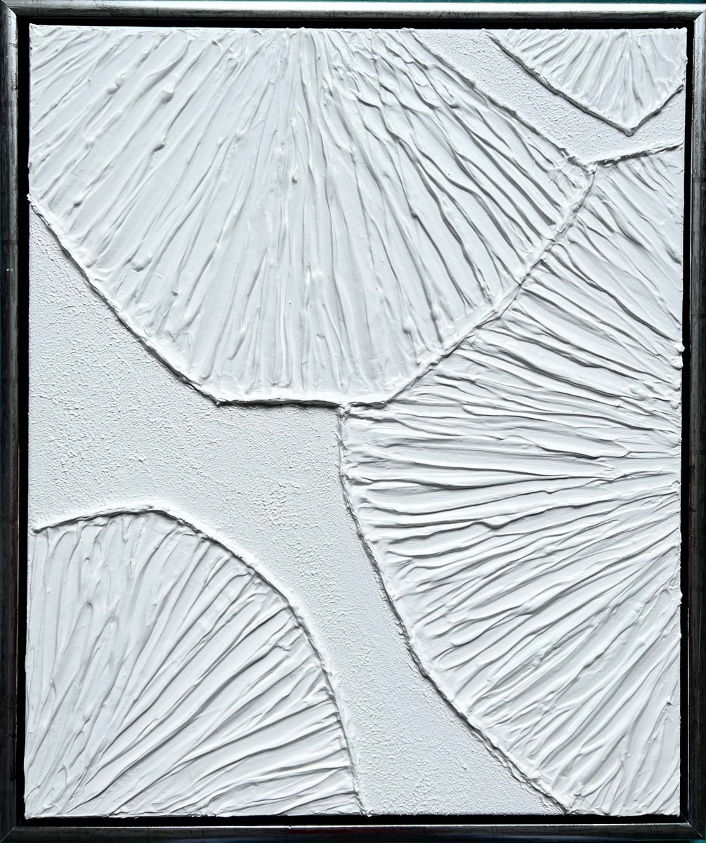 Impressionistic Abstract Painting By Irina Rumyantseva, 21 X 25, Freeze Blossom 1, Original Artwork