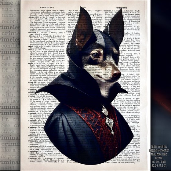 Dracula Dressed Dog