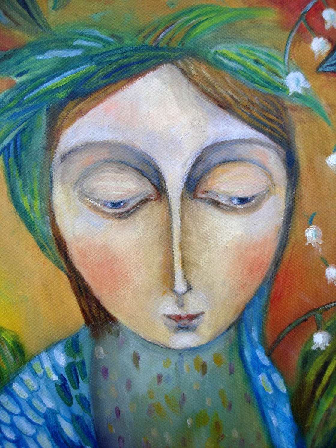 Angel of freedom Painting by Aurelija Kairyte-Smolianskiene | Artfinder