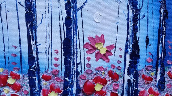 "Misty Forest & Flowers in Love"