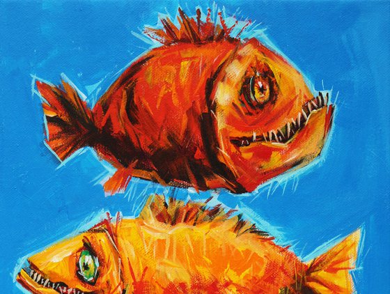 Big Fish - 46x61cm.