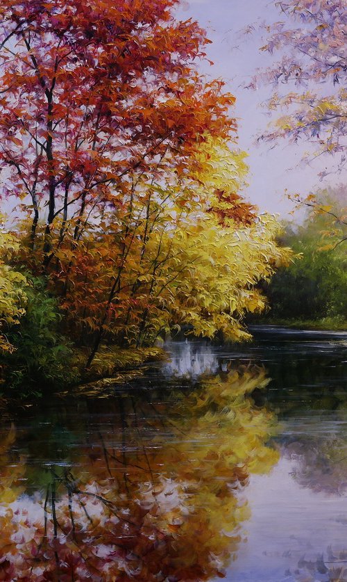 "Autumn landscape" by Gennady Vylusk