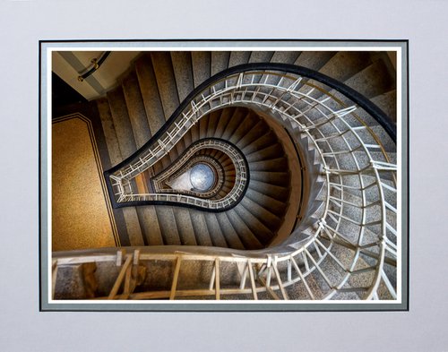 Lightbulb Spiral Staircase Prague by Robin Clarke