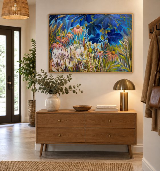 My Garden - Contemporary floral Painting