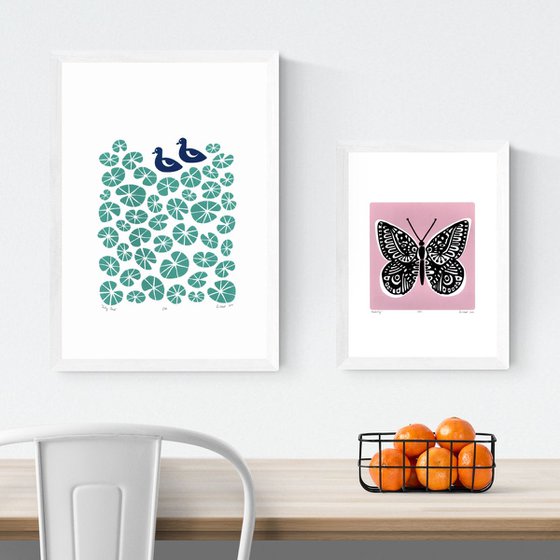 Lily Pond - Unframed - FREE Worldwide Delivery