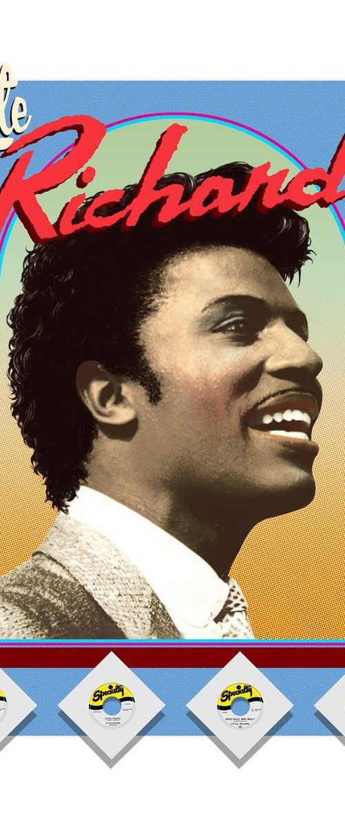 Little Richard with Glitter and Diamond Dust by Terry Pastor