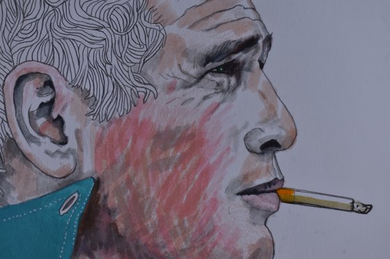 Paul Newman Ink & Pencil